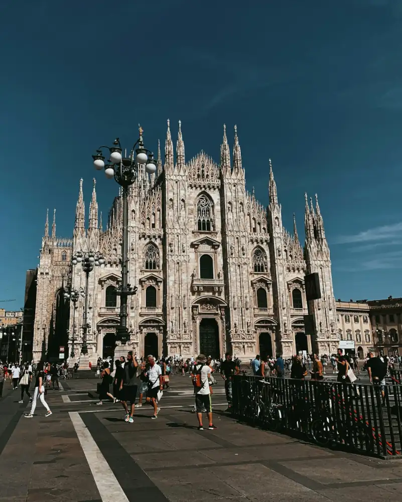 Picture by Jozef Mundir from Unsplash of the Duomo di Milano Cathedral